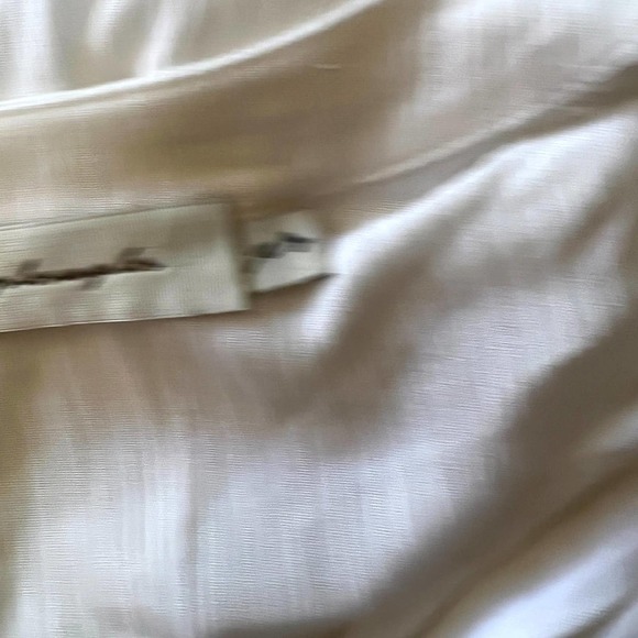 Tea Bags Los Angeles Brand White Crackle Texture Cover Up Dress XS EUC - Picture 3 of 12